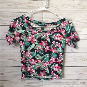 Forever 21 Tropical Crop Top - NWOT